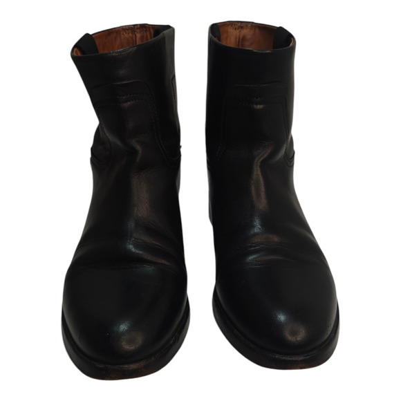 Black leather Rag & Bone Ankle Booties sz 37 - Picture 2 of 8